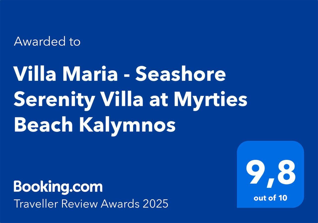 Holiday home Maria - Seashore Serenity At Kalymnos Myrties